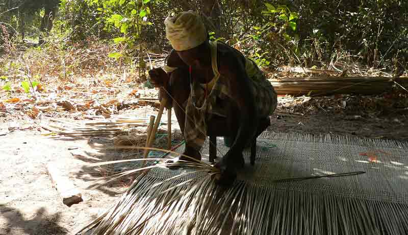 tradition afrique tressage natte fibres naturelles à la main