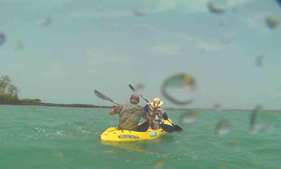 kayak and sea free activities on the kere island africa