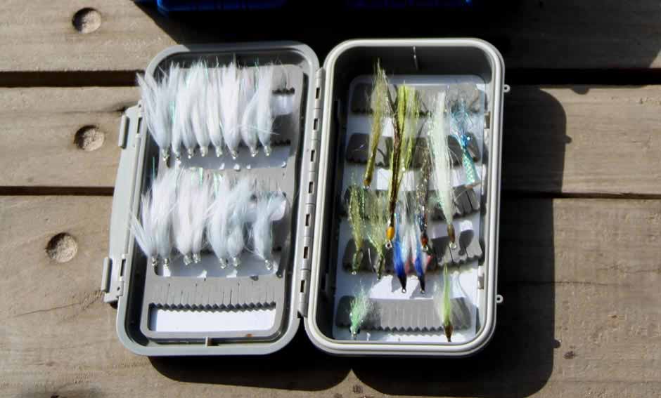 fly and  streamer vif argent for fishing in bijagos