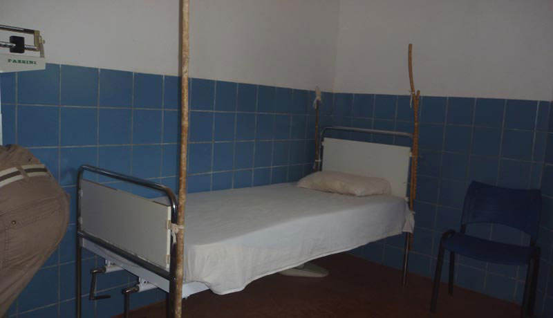 the only one bed of tne dispensary in mpincha village bijagos